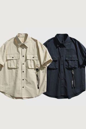 Style Core Aesthetics, New Style Trends Solid Pocket Shirts