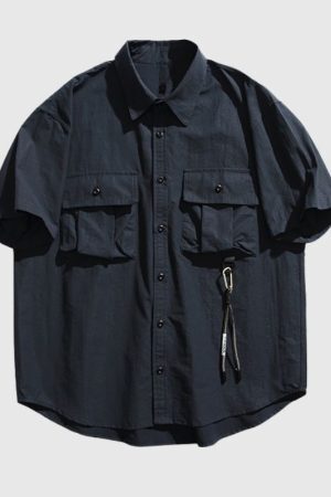 Style Core Aesthetics, New Style Trends Solid Pocket Shirts
