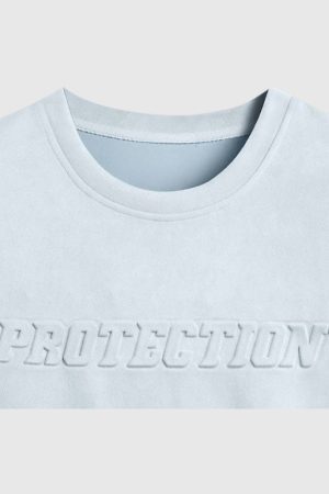 Style Core Aesthetics, New Style Trends Solid Suede Tee Set