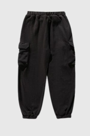 Style Core Aesthetics, New Style Trends Spacious Pocket Loose Fit Fleece Utility Pants