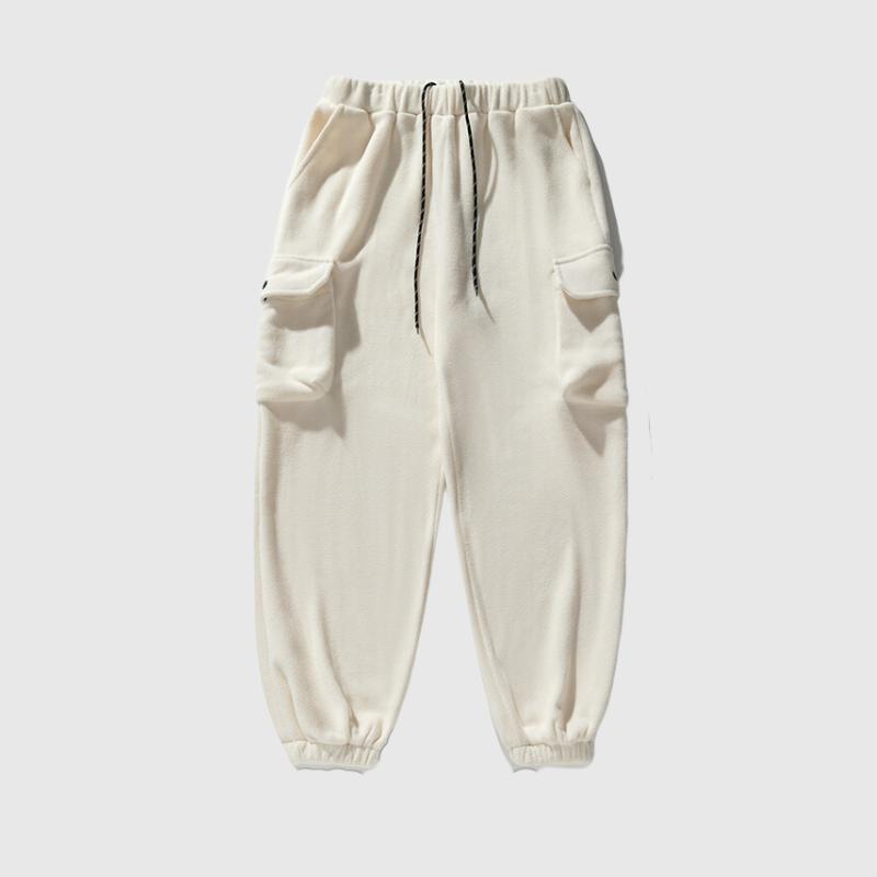 Style Core Aesthetics, New Style Trends Spacious Pocket Loose Fit Fleece Utility Pants Style Core Aesthetics, New Style Trends Spacious Pocket Loose Fit Fleece Utility Pants