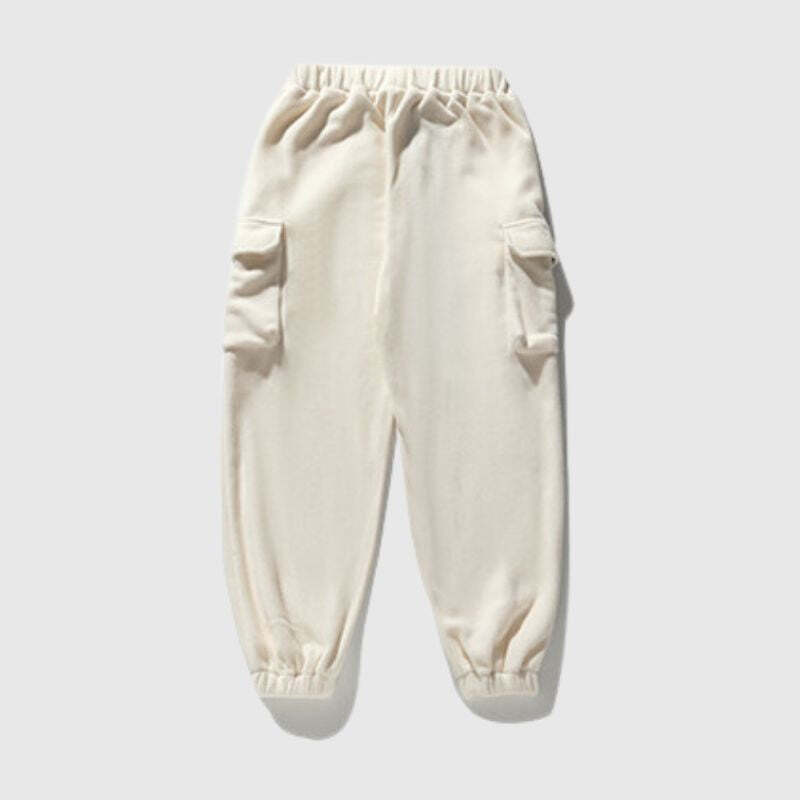 Style Core Aesthetics, New Style Trends Spacious Pocket Loose Fit Fleece Utility Pants Style Core Aesthetics, New Style Trends Spacious Pocket Loose Fit Fleece Utility Pants