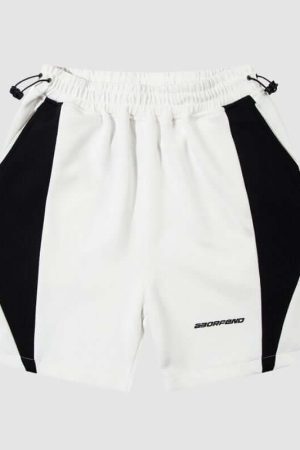Style Core Aesthetics, New Style Trends Sports Color Block Shorts