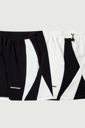 Style Core Aesthetics, New Style Trends Sports Color Block Shorts