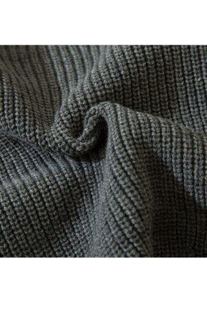 Style Core Aesthetics, New Style Trends Square Neck Letter Embroidery Irregular Hem Tassel Cropped Sweater