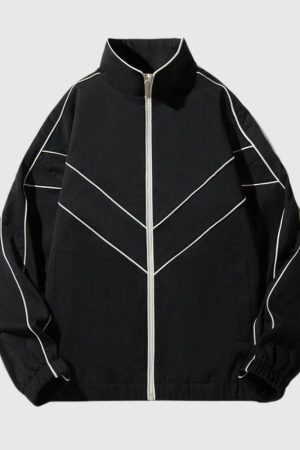 Style Core Aesthetics, New Style Trends Stand Collar Jacket