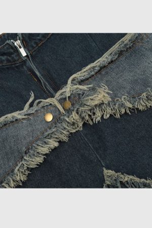 Style Core Aesthetics, New Style Trends Star Patch Embroidered Shorts