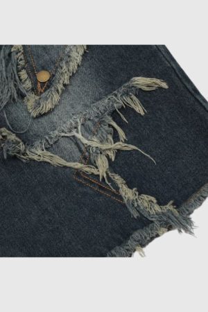 Style Core Aesthetics, New Style Trends Star Patch Embroidered Shorts