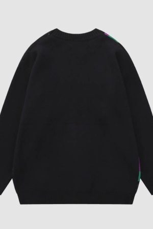 Style Core Aesthetics, New Style Trends Star Pattern Jacquard Sweater