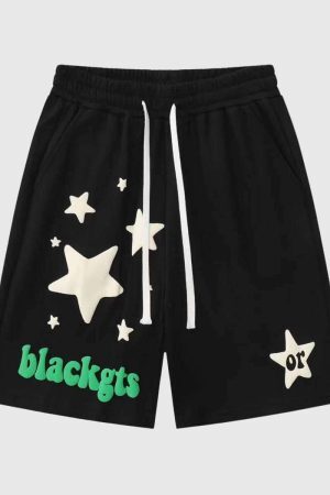 Style Core Aesthetics, New Style Trends Star Print Shorts