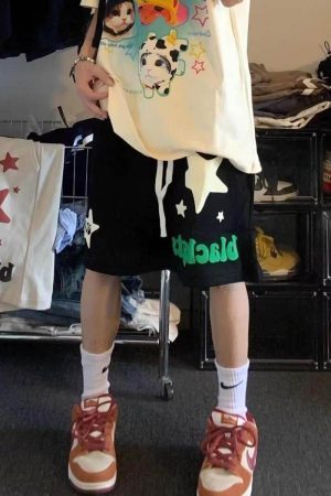 Style Core Aesthetics, New Style Trends Star Print Shorts