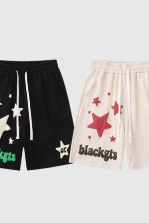 Style Core Aesthetics, New Style Trends Star Print Shorts