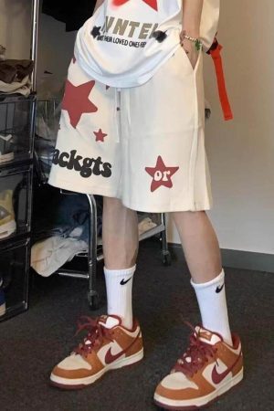Style Core Aesthetics, New Style Trends Star Print Shorts