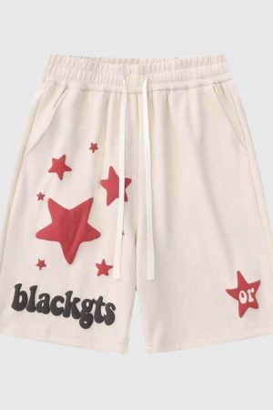 Style Core Aesthetics, New Style Trends Star Print Shorts