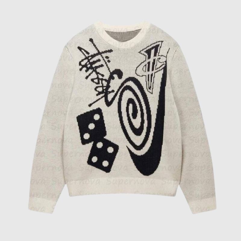 Style Core Aesthetics, New Style Trends Street Chic Artistic Knit Sweater