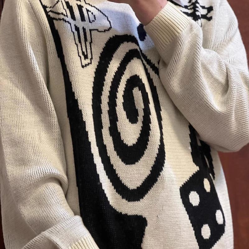 Style Core Aesthetics, New Style Trends Street Chic Artistic Knit Sweater Style Core Aesthetics, New Style Trends Street Chic Artistic Knit Sweater