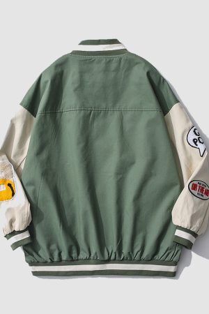 Style Core Aesthetics, New Style Trends Street Patch Varsity Jackets