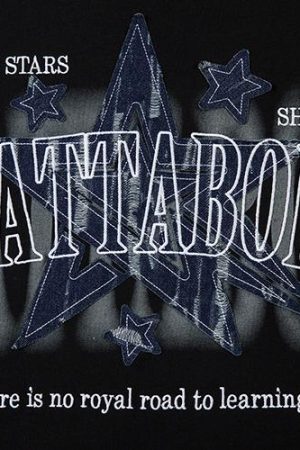 Style Core Aesthetics, New Style Trends Street Star Patch Tee