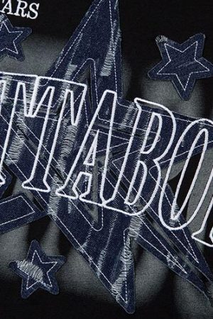 Style Core Aesthetics, New Style Trends Street Star Patch Tee