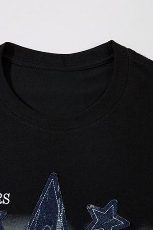 Style Core Aesthetics, New Style Trends Street Star Patch Tee