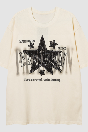Style Core Aesthetics, New Style Trends Street Star Patch Tee