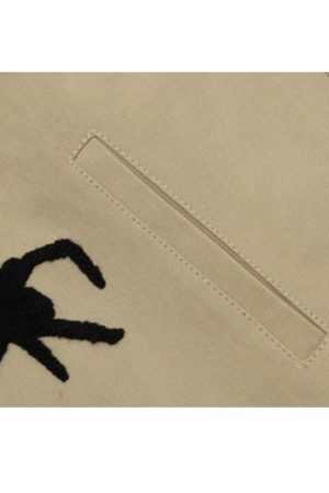 Style Core Aesthetics, New Style Trends Streetwear Spider Embroidered Jacket