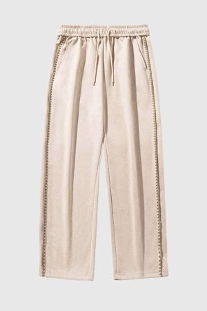 Style Core Aesthetics, New Style Trends Stripe Detail Casual Pants