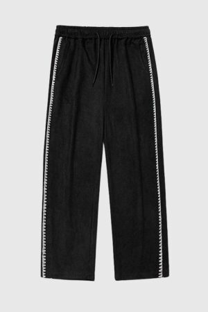 Style Core Aesthetics, New Style Trends Stripe Detail Casual Pants