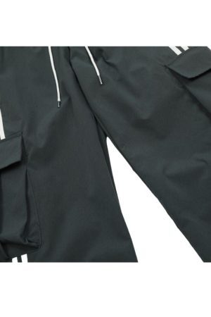 Style Core Aesthetics, New Style Trends Stripe Patchwork Design Pants