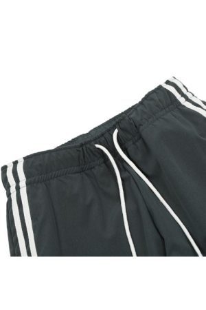 Style Core Aesthetics, New Style Trends Stripe Patchwork Design Pants