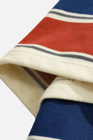 Style Core Aesthetics, New Style Trends Striped Colorblock Cotton T-Shirt