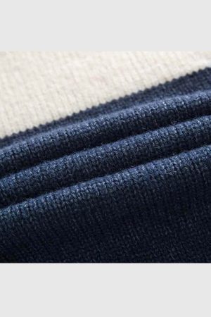 Style Core Aesthetics, New Style Trends Striped Colorblock Sweater