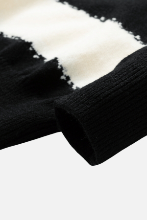 Style Core Aesthetics, New Style Trends Striped Colorblock Sweater