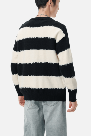 Style Core Aesthetics, New Style Trends Striped Colorblock Sweater