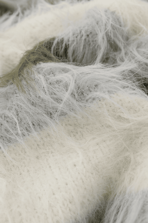 Style Core Aesthetics, New Style Trends Striped Fleece-Lined V-Neck Sweater