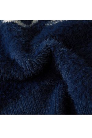 Style Core Aesthetics, New Style Trends Striped Fuzzy Cropped Sweater