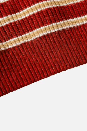 Style Core Aesthetics, New Style Trends Striped Heavy Knit Sweater