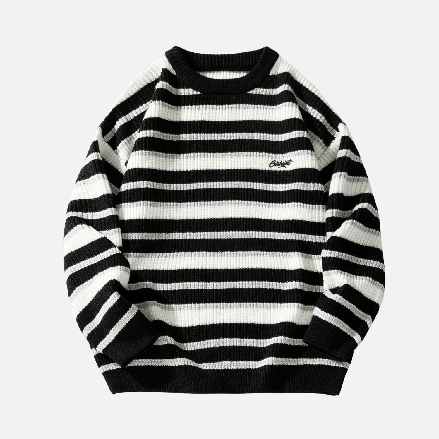 Style Core Aesthetics, New Style Trends Striped Heavy Knit Sweater