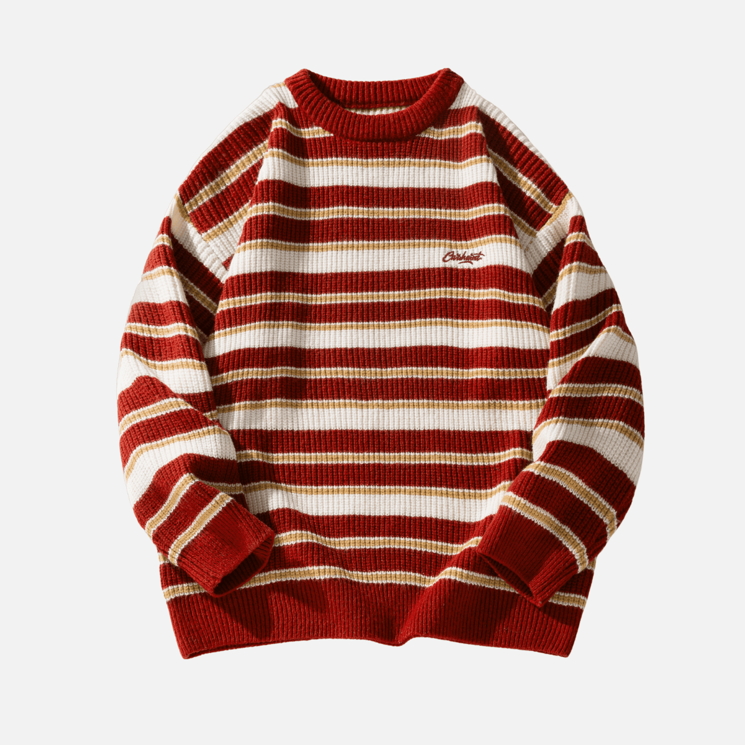 Style Core Aesthetics, New Style Trends Striped Heavy Knit Sweater Style Core Aesthetics, New Style Trends Striped Heavy Knit Sweater
