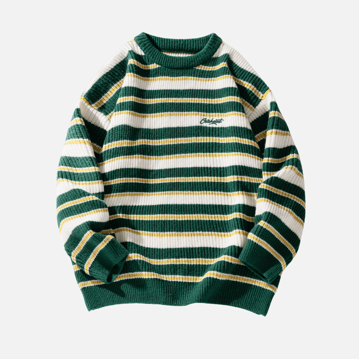 Style Core Aesthetics, New Style Trends Striped Heavy Knit Sweater Style Core Aesthetics, New Style Trends Striped Heavy Knit Sweater