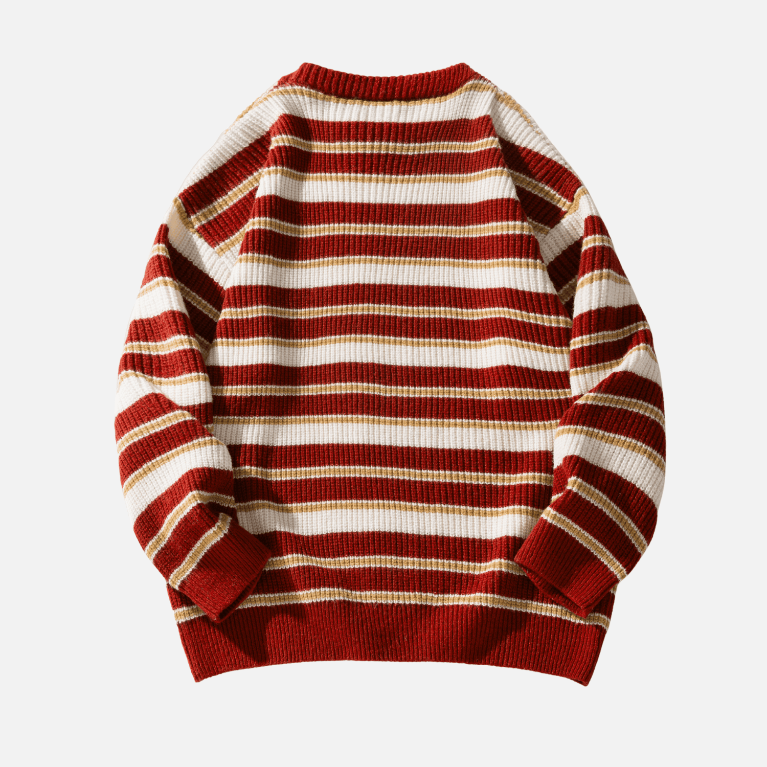 Style Core Aesthetics, New Style Trends Striped Heavy Knit Sweater Style Core Aesthetics, New Style Trends Striped Heavy Knit Sweater