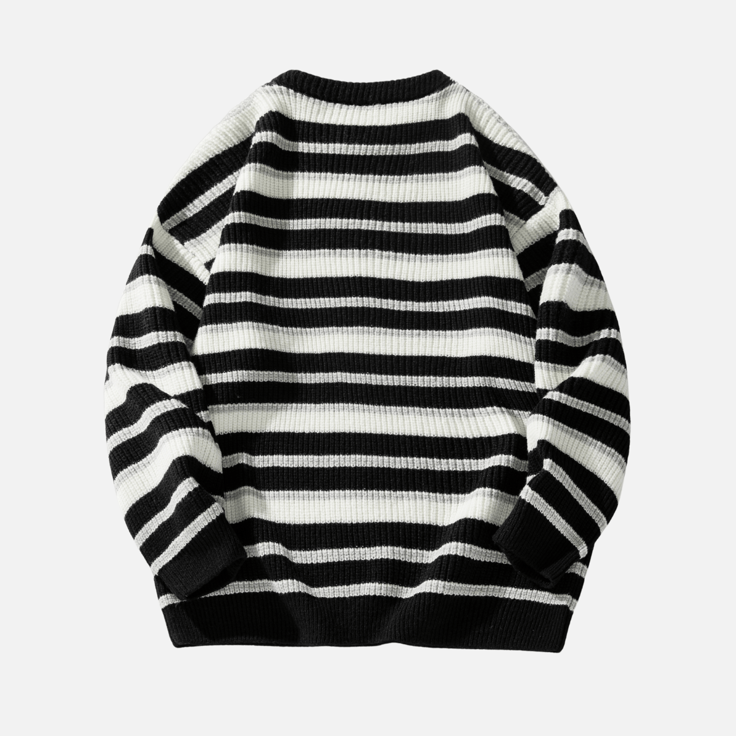Style Core Aesthetics, New Style Trends Striped Heavy Knit Sweater Style Core Aesthetics, New Style Trends Striped Heavy Knit Sweater