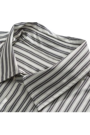 Style Core Aesthetics, New Style Trends Striped Patch Pocket Shirts