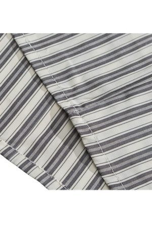 Style Core Aesthetics, New Style Trends Striped Patch Pocket Shirts