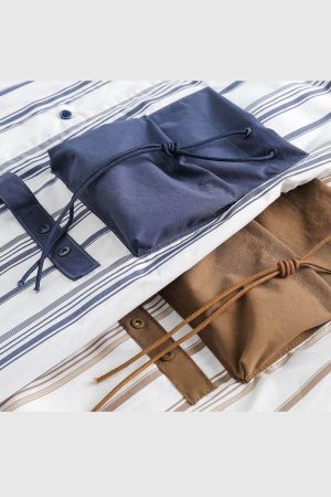 Style Core Aesthetics, New Style Trends Striped Pocket Shirt