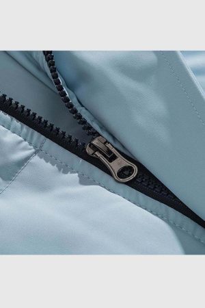 Style Core Aesthetics, New Style Trends Striped Sleeve Puffer Jacket