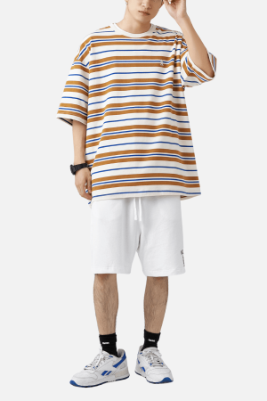 Style Core Aesthetics, New Style Trends Striped Vintage Tee