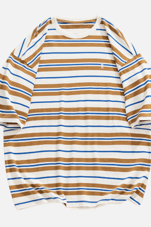 Style Core Aesthetics, New Style Trends Striped Vintage Tee