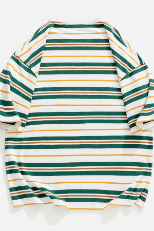 Style Core Aesthetics, New Style Trends Striped Vintage Tee