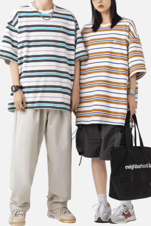 Style Core Aesthetics, New Style Trends Striped Vintage Tee